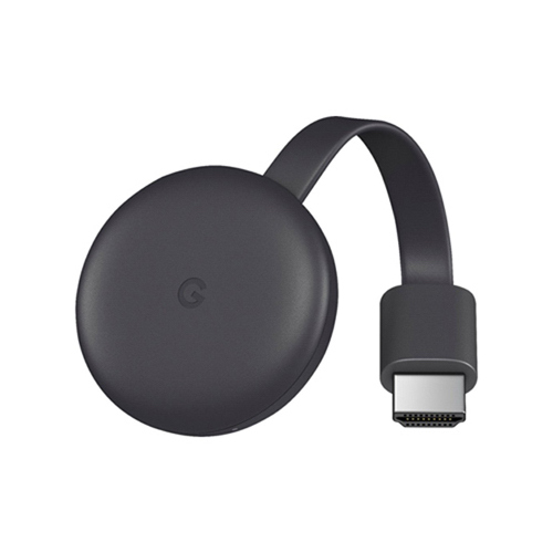 Chromecast Streaming Media Player, Charcoal Gray