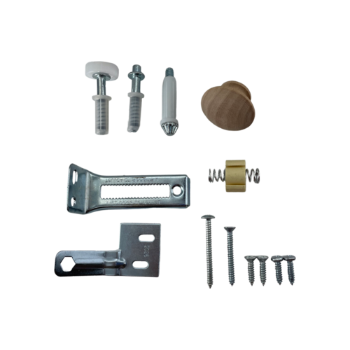 Bi-Fold Door Repair Kit, Nylon/Steel, For: Top Tracks
