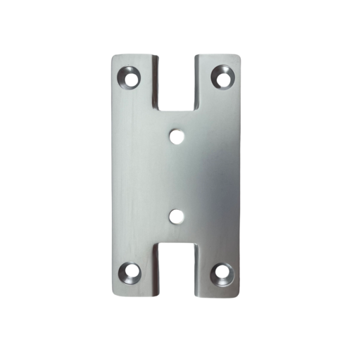 Satin Chrome Cologne 037 Series Wall Mount Full Back Plate
