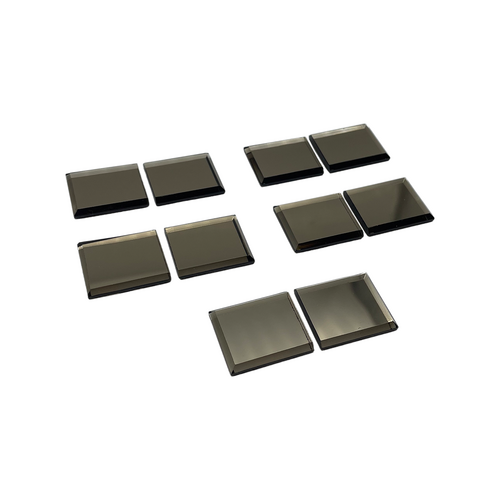 CRL RSB2 Bronze Acrylic Mirror Rocker Appliques - pack of 5