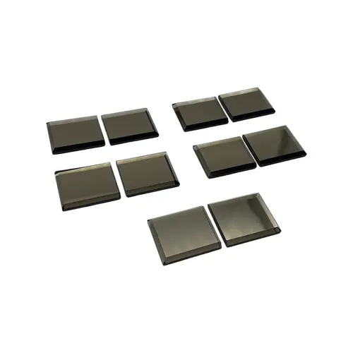 Bronze Acrylic Mirror Rocker Appliques