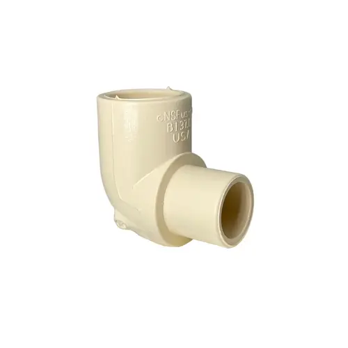 Street Pipe Elbow, 1/2 in, 90 deg Angle, CPVC, 40 Schedule