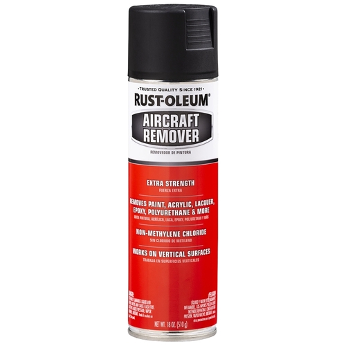 Rust-Oleum 352969 Aircraft Paint Remover, Liquid, Solvent-Like, 18 oz, Can