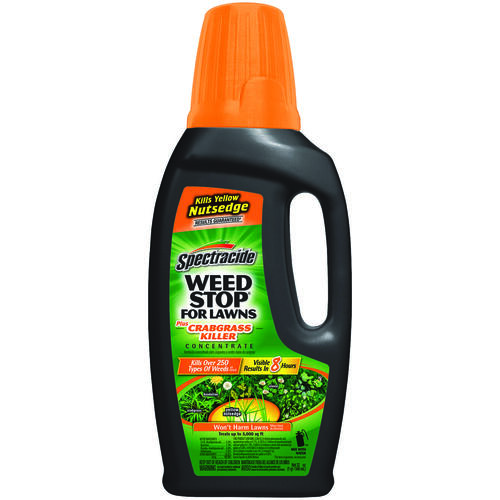 SPECTRACIDE HG-96393 Weed Stop Crabgrass Killer, Liquid, Brown, 32 fl-oz