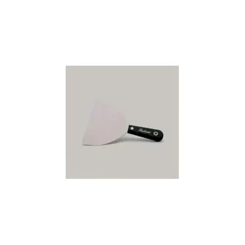 Stiff Putty Knife, 1-1/4 in W Blade, HCS Blade, Polypropylene Handle