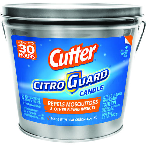 CITRO GUARD HG-96384 Candle, Citronella, 17 oz Bucket