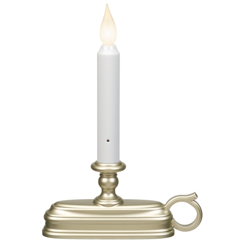 XODUS INNOVATIONS LLC FPC1325P Candle, C Alkaline Battery, LED Bulb, Pewter Holder