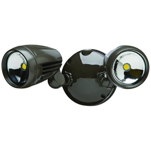 Heath Zenith HZ-8486-BZ-A Non-Motion Security Light, 120 V, 2-Lamp, LED Lamp, 1526 Lumens Lumens, 5000 K Color Temp