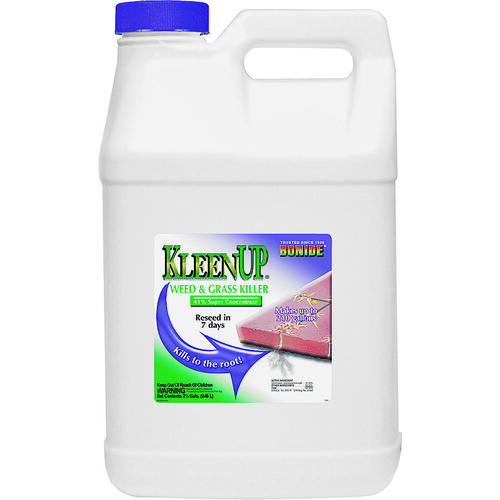 Weed and Grass Killer, Liquid, Amber/Light Brown, 2.5 gal