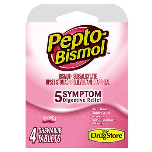 Pepto Bismol 97232-XCP6 Digestive Relief, 4, Tablet - pack of 6