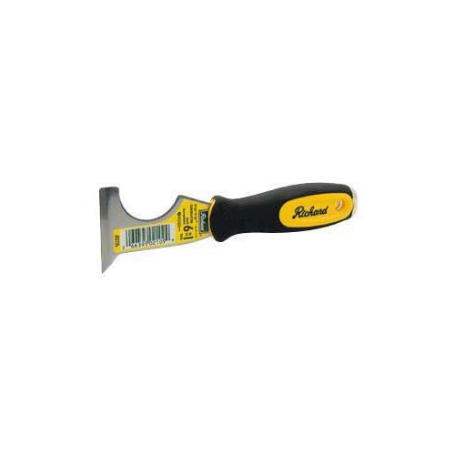 Hyde RUB-119 Richard Combination Tool, 2-3/8 in W Blade, HCS Blade, Rubber Handle, Ergo-Grip Handle