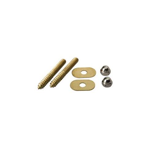 M-Line Series Toilet Floor Screw, Brass - pack of 2