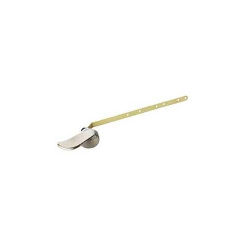 M-Line Series Tank Lever, 8-1/2 in L Flush Arm, Brass/Plastic, Brushed Nickel