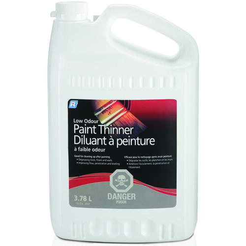 Solvable 53-314 Paint Thinner, Liquid, Hydrocarbon, Clear, 3.78 L - pack of 4