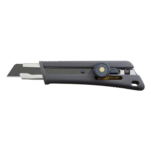 Olfa 1118008 Comfort-Grip Series Ratchet-Lock Utility Knife, 18 mm W Blade, Stainless Steel Blade, Cushion-Grip Handle