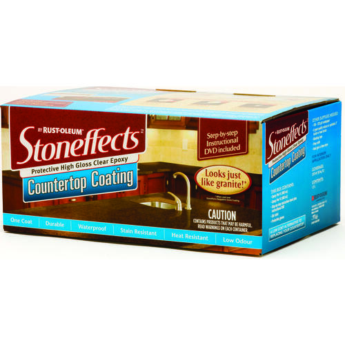 RustOleum N5305150XCP4 Stoneffect Countertop Coating, Liquid, Solvent