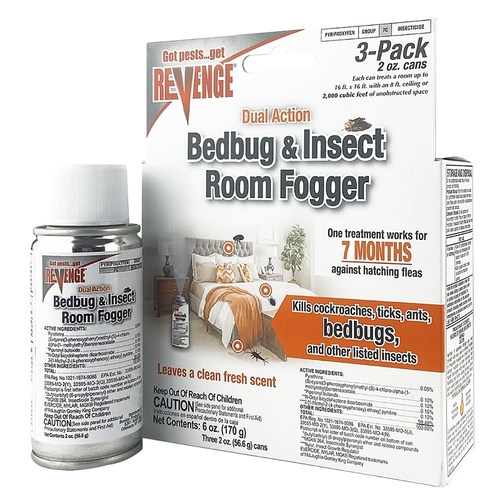 571 Bed Bug Room Fogger, 6000 cu-ft Coverage Area - pack of 3