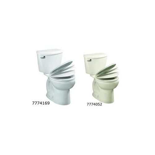 American Standard 7423756ST.020 Ravenna 3 Front Toilet, Round Bowl, 6 Lpf Flush, 12 in Rough-In, 16-1/2 in H Rim, White