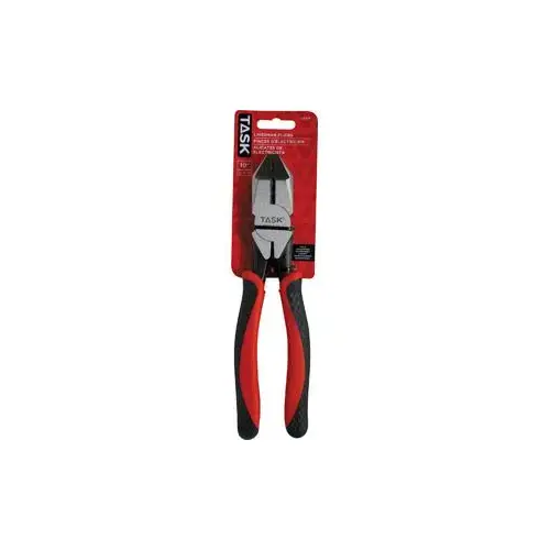 Linesman Plier, 10 in OAL, Rubberized Grip Handle