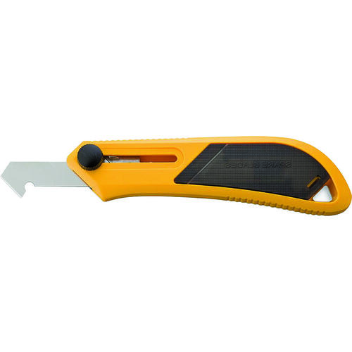 Knife Slitter, Steel Blade, Standard Grip Handle, Black/Yellow Handle
