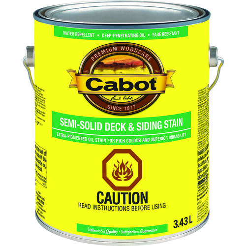 17400 Semi-Solid Deck and Siding Stain, New Cedar, Liquid, 3.43 L