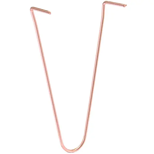 Pipe Hook, 1/2 in Opening, Steel Copper - pack of 5