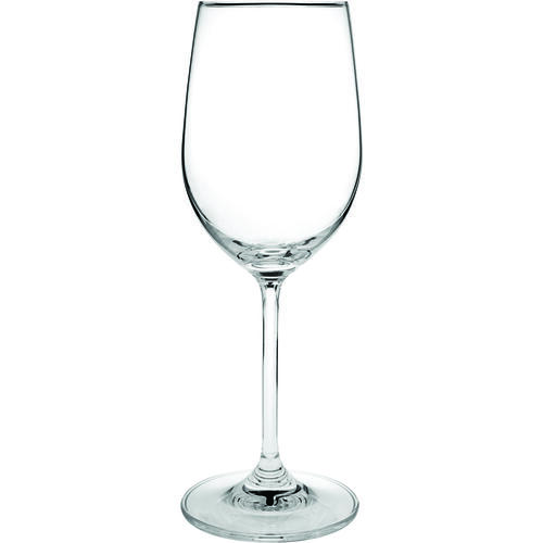 Wine Glass Set, 12 oz Capacity, Crystal Glass, Clear, Dishwasher Safe: Yes - pack of 4