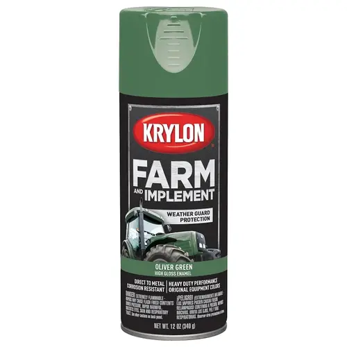 Farm and Implement Paint, High-Gloss, Oliver Green, 12 oz