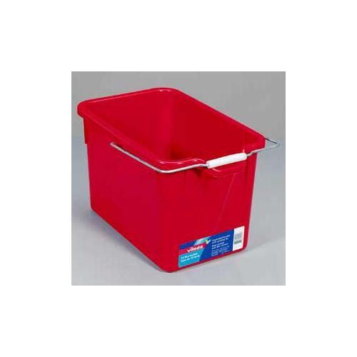 Vileda 117627 Graduated Bucket, 15 L Capacity, Plastic, Red