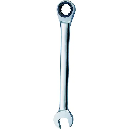 Combination Wrench, Metric, 14 mm Head, Chrome Vanadium Steel, Polished Mirror