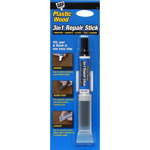 3-in-1 Repair Stick, Solid (Blend Stick), Liquid (Marker), Dark Gray, 0.4 oz