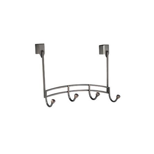 Contemporary Hook, 10 kg, 4-Hook, Metal, Oil-Rubbed Bronze Brown