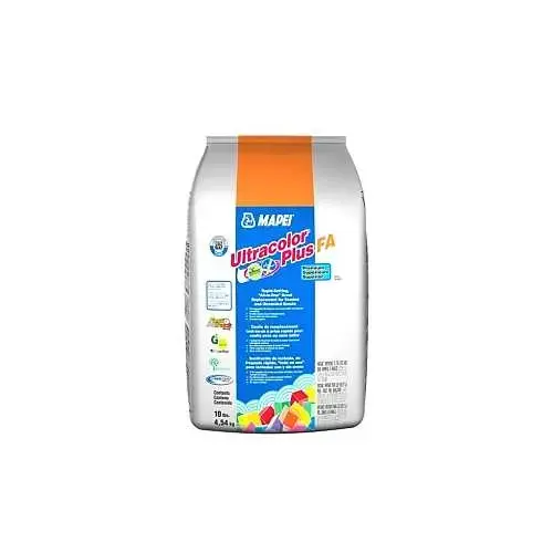 Ultracolor Plus FA Floor Grout, Powder, Characteristic, Frosted, 10 lb Bag - pack of 2