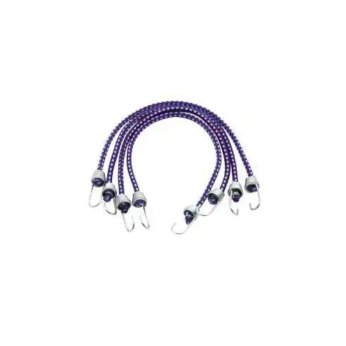 Erickson 06699 Bungee Cord, 5/32 in Dia, 10 in L, Hook End