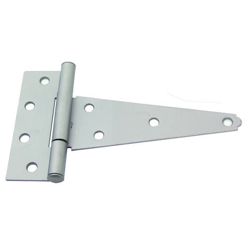 T-Hinge, Stainless Steel, Brushed Stainless Steel, Fixed Pin, 180 deg Range of Motion