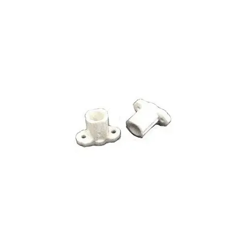 US Hardware WP-0624C Window Bearing, Plastic White - pack of 2