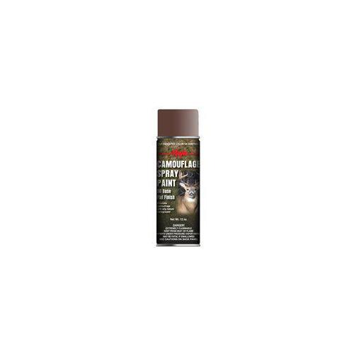 Camouflage Spray Paint, Flat, Earth Brown, 12 oz, Can