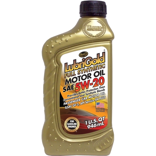LubriGold dexos1 Motor Oil, 5W-20, 32 oz
