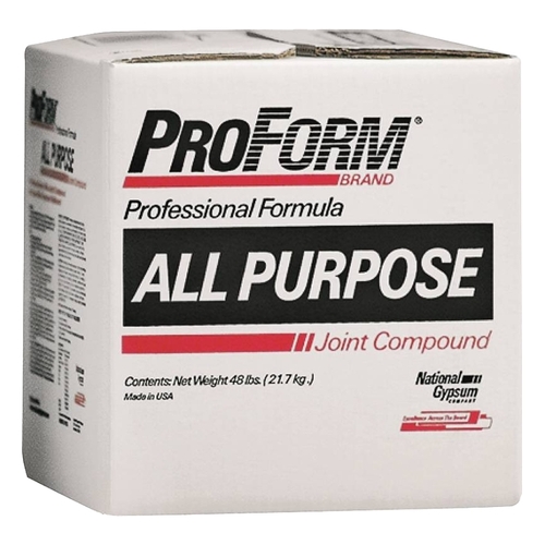 All Purpose Joint Compound, Paste, Gray, 48 lb Carton
