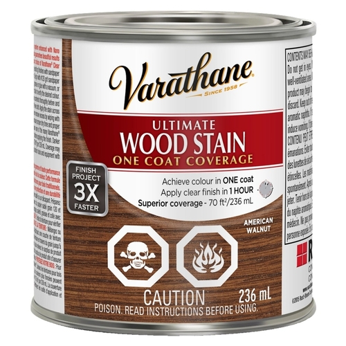 Varathane 302976 Wood Stain, American Walnut, Liquid, Can