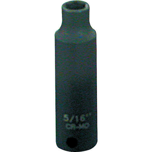 Deep Impact Socket, 5/16 in Socket, Black Phosphate