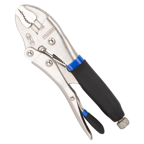 Locking Plier, 7 in OAL, Cushion-Grip Handle