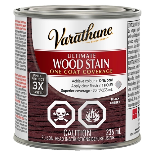 Wood Stain, Black Cherry, Liquid, Can