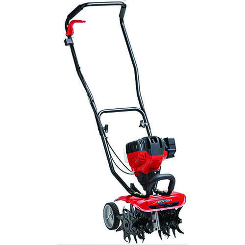 21AK146G766 Garden Cultivator, 29 cc Engine Displacement, 4-Cycle Engine, 6 to 12 in Max Tilling W, Red