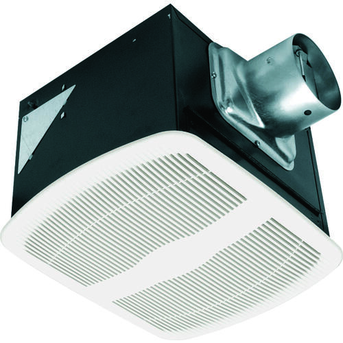 Air King AK110LS AKLS Series Exhaust Fan, 9-3/8 in L, 10-7/8 in W, 0.3 A, 115/120 V, 100 cfm Air, Metal