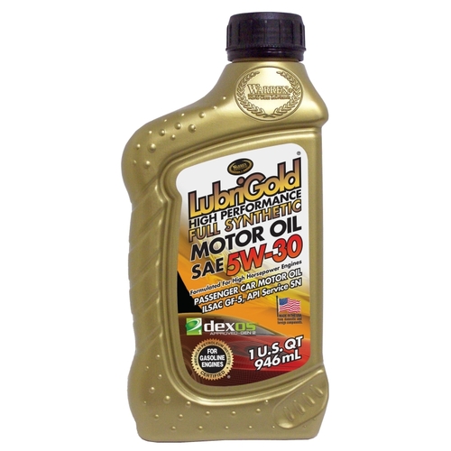 Motor Oil, 5W-30, 1 qt - pack of 6