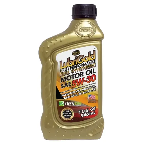 LubriGold 401424-XCP6 Motor Oil, 5W-30, 1 qt - pack of 6