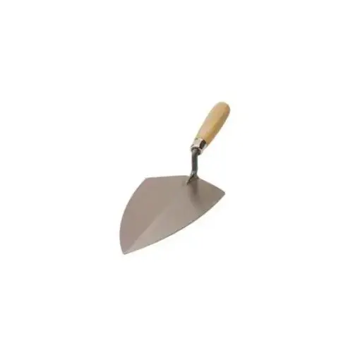 Pointing Trowel, 9 in L Blade, 4-1/2 in W Blade, HCS Blade, Rubber Handle