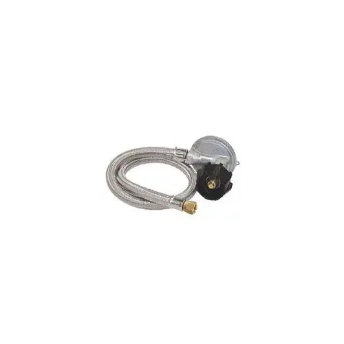 Bayou Classic M5LPH/5LPH Hose Regulator, 3/8 in Connection, 36 in L Hose, For: Gas Grills