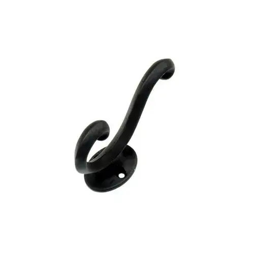 Classic Hook, 10 kg, 2-Hook, Iron Black